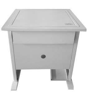 翻轉(zhuǎn)學(xué)生電腦桌（全鋼單人位）