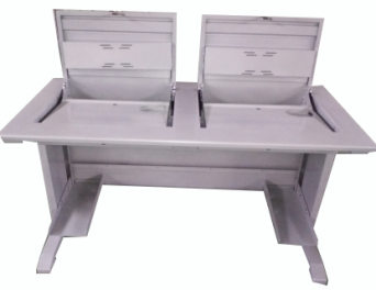 雙人翻轉(zhuǎn)電腦桌